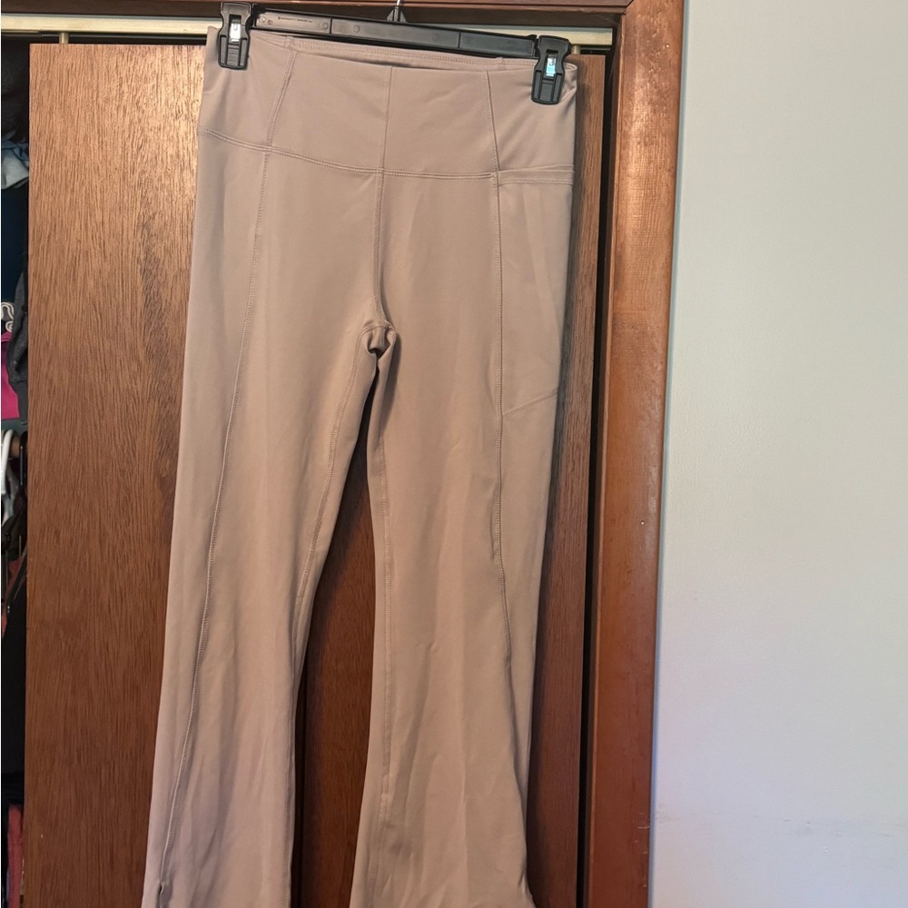 Avia Flare Pants Tan